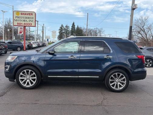 Blue Jeans Metallic 2017 Ford Explorer Limited