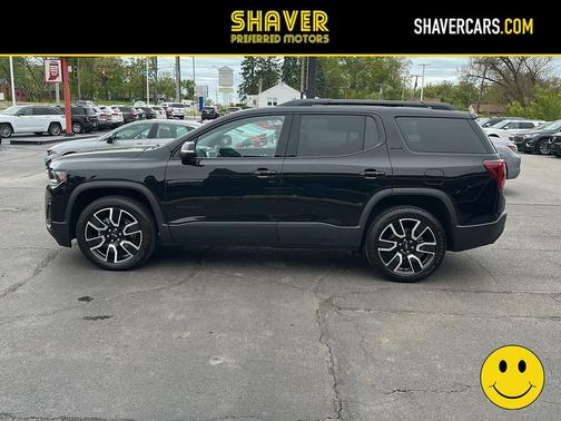 Ebony Twilight Metallic 2021 GMC Acadia FWD SLE
