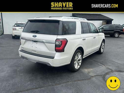 White Platinum Metallic Tri-Coat 2018 Ford Expedition Platinum