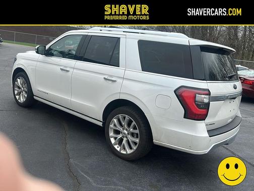 White Platinum Metallic Tri-Coat 2018 Ford Expedition Platinum