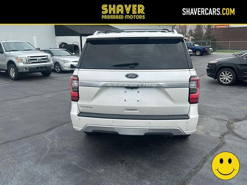 White Platinum Metallic Tri-Coat 2018 Ford Expedition Platinum