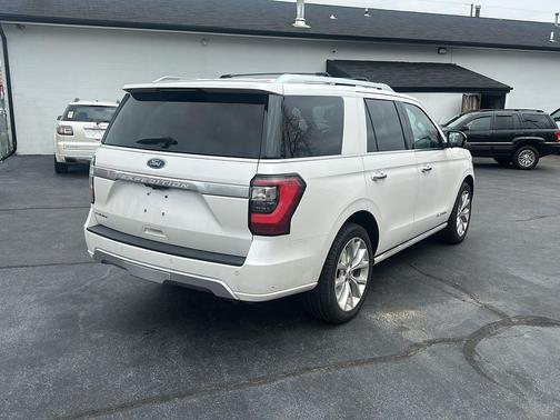 White Platinum Metallic Tri-Coat 2018 Ford Expedition Platinum