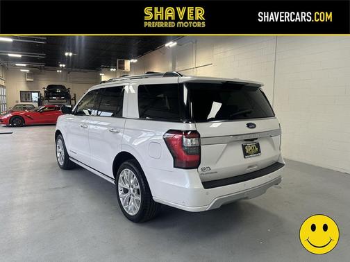 White Platinum Metallic Tri-Coat 2018 Ford Expedition Platinum