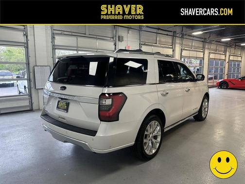 White Platinum Metallic Tri-Coat 2018 Ford Expedition Platinum