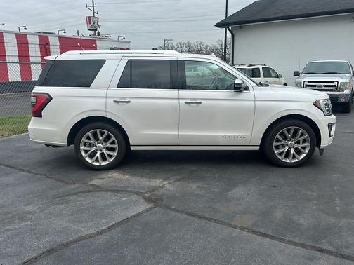 White Platinum Metallic Tri-Coat 2018 Ford Expedition Platinum