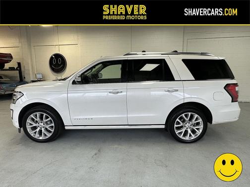 White Platinum Metallic Tri-Coat 2018 Ford Expedition Platinum
