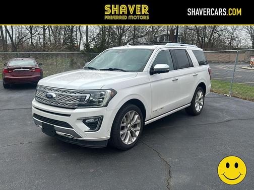 White Platinum Metallic Tri-Coat 2018 Ford Expedition Platinum