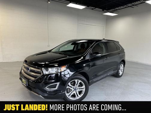 Shadow Black 2018 Ford Edge Titanium