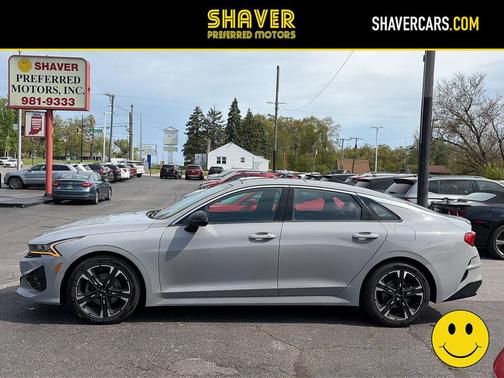 Wolf Gray 2021 Kia K5 GT-Line