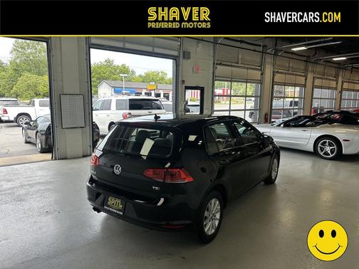 Black 2015 Volkswagen Golf Auto TSI S w/Sunroof