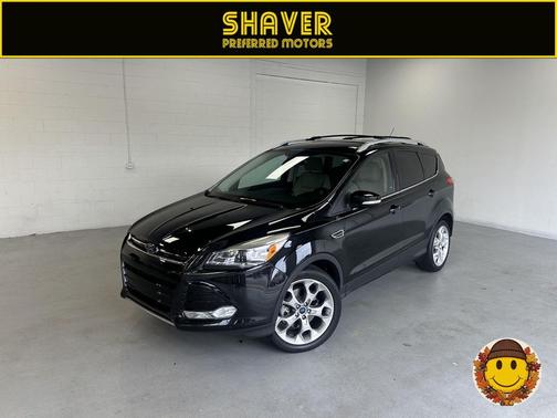 White Platinum Metallic Tri-Coat 2015 Ford Escape Titanium