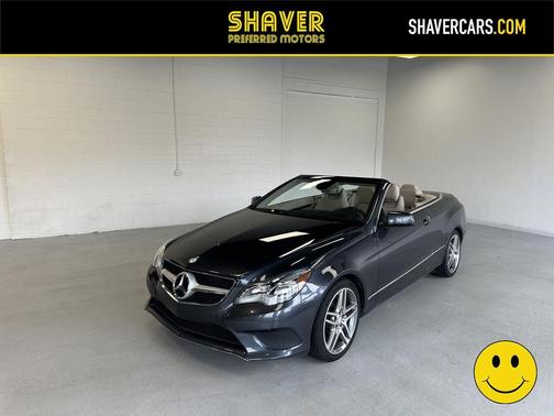 Steel Gray Metallic 2014 Mercedes-Benz E-Class 2DR CABRIOLET E 350 RWD