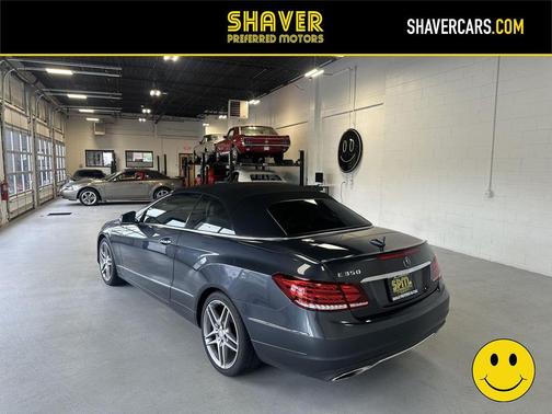 Steel Gray Metallic 2014 Mercedes-Benz E-Class 2DR CABRIOLET E 350 RWD