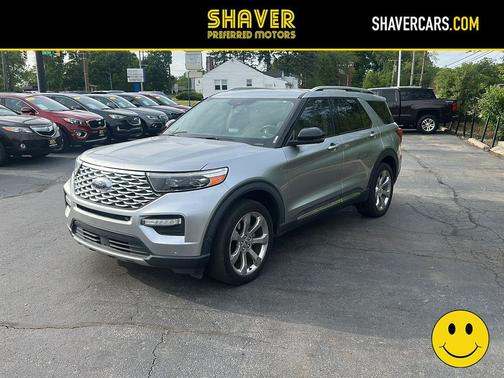 Iconic Silver Metallic 2020 Ford Explorer Platinum