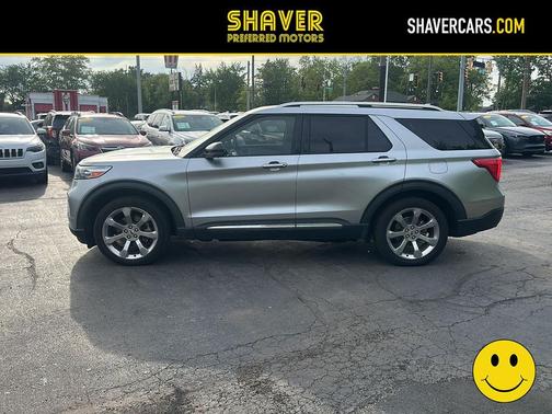 Iconic Silver Metallic 2020 Ford Explorer Platinum