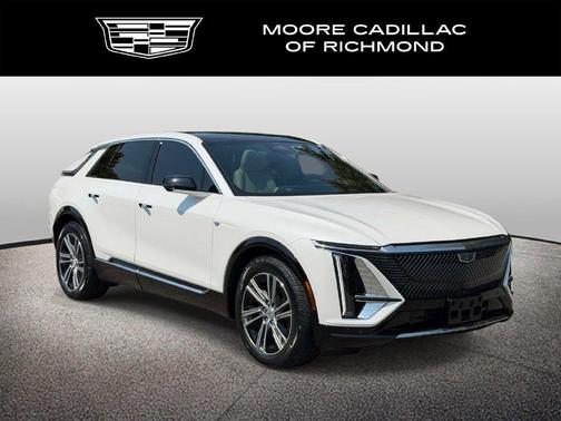 Crystal White Tri-Coat 2024 Cadillac LYRIQ Luxury