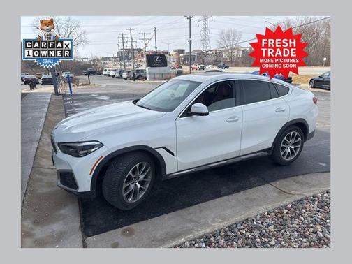 Alpine White 2021 BMW X6 xDrive40i