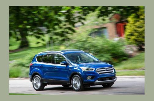 Lightning Blue 2017 Ford Escape Titanium