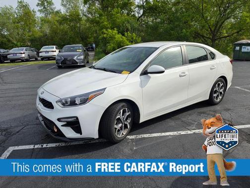 Clear White 2019 Kia Forte LXS
