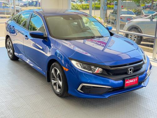 Blue 2019 Honda Civic LX