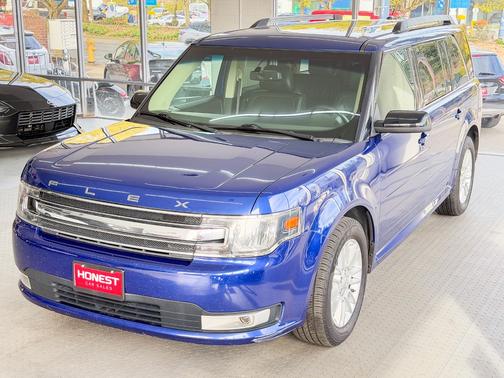 Blue 2013 Ford Flex SEL