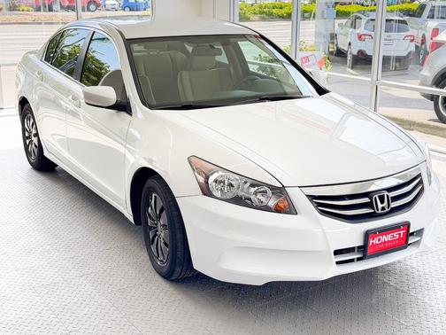 White 2012 Honda Accord LX
