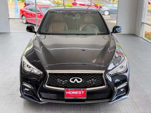 Black 2021 INFINITI Q50 3.0t SENSORY