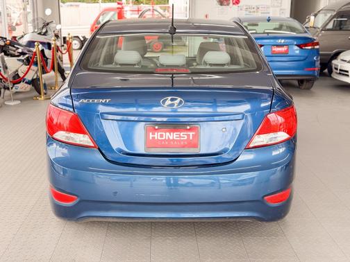 Blue 2017 Hyundai Accent SE