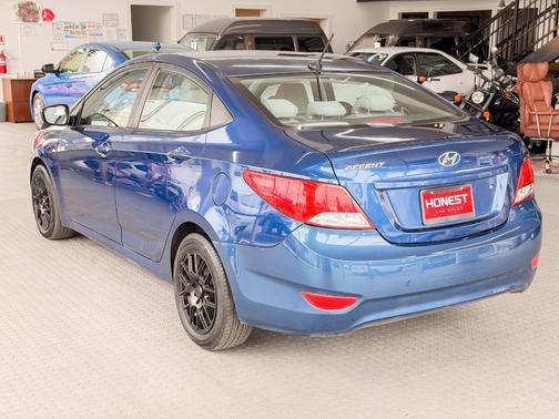 Blue 2017 Hyundai Accent SE