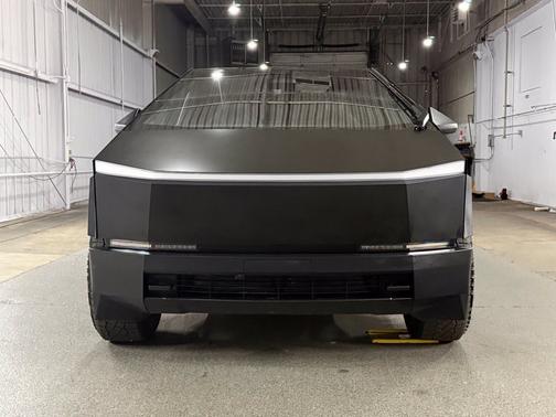 Silver 2024 Tesla Cybertruck Cyberbeast