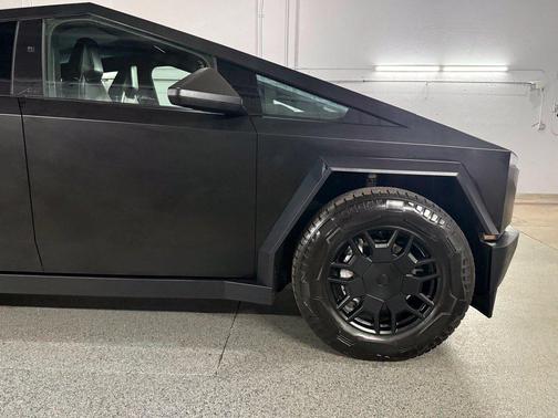 Silver 2024 Tesla Cybertruck Cyberbeast