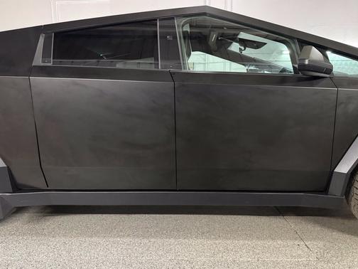 Silver 2024 Tesla Cybertruck Cyberbeast