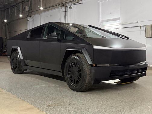 Silver 2024 Tesla Cybertruck Cyberbeast
