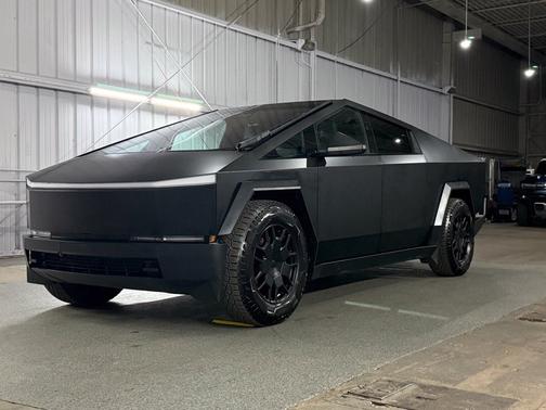 Silver 2024 Tesla Cybertruck Cyberbeast
