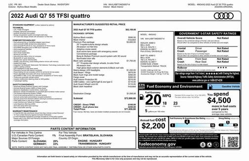 2022 Audi Q7 55 Premium Plus