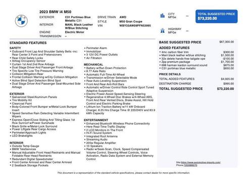 2023 BMW i4 Gran Coupe M50