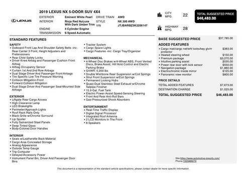 2019 Lexus NX 300 Base