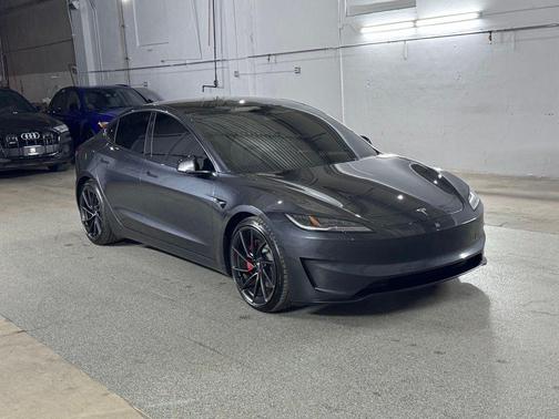 Stealth Gray 2024 Tesla Model 3 Performance
