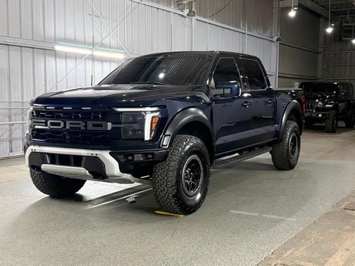 Antimatter Blue Metallic 2025 Ford F-150 Raptor
