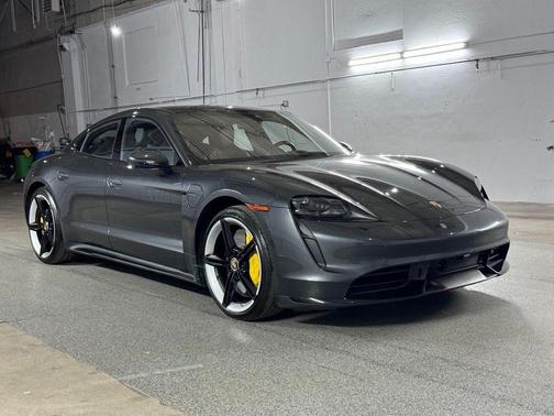 Volcano Grey Metallic 2020 Porsche Taycan Turbo S