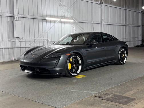 Volcano Grey Metallic 2020 Porsche Taycan Turbo S