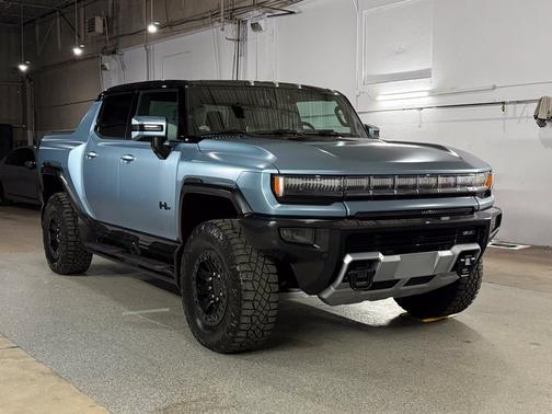 Neptune Blue Matte 2024 GMC HUMMER EV Pickup 3X