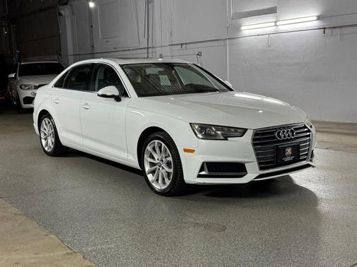 Glacier White 2019 Audi A4 2.0T Premium