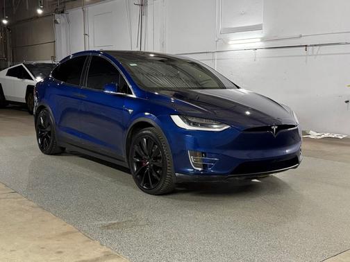 Deep Blue Metallic 2020 Tesla Model X Performance