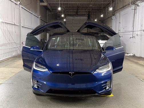 Deep Blue Metallic 2020 Tesla Model X Performance