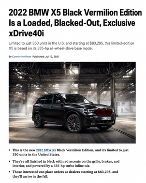 Black 2022 BMW X5 xDrive40i