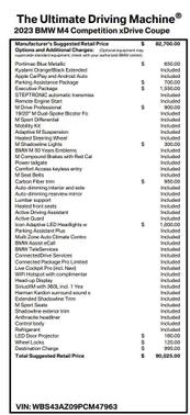 Portimao Blue Metallic 2023 BMW M4 Competition xDrive