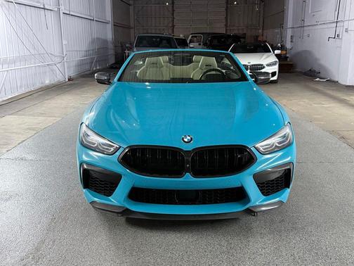 Blue 2020 BMW M8 Competition