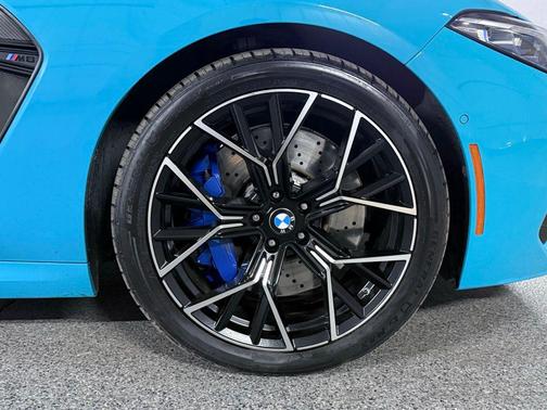 Blue 2020 BMW M8 Competition