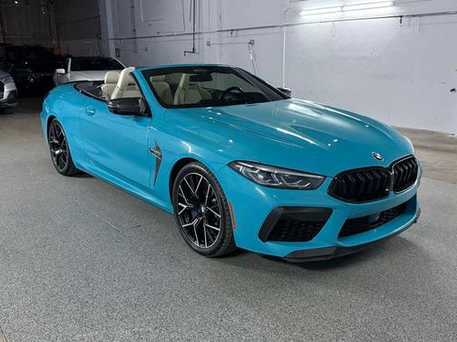 Blue 2020 BMW M8 Competition